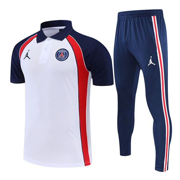 Polo Paris Saint Germain Conjunto Completo 2022-23 Blanco Azul